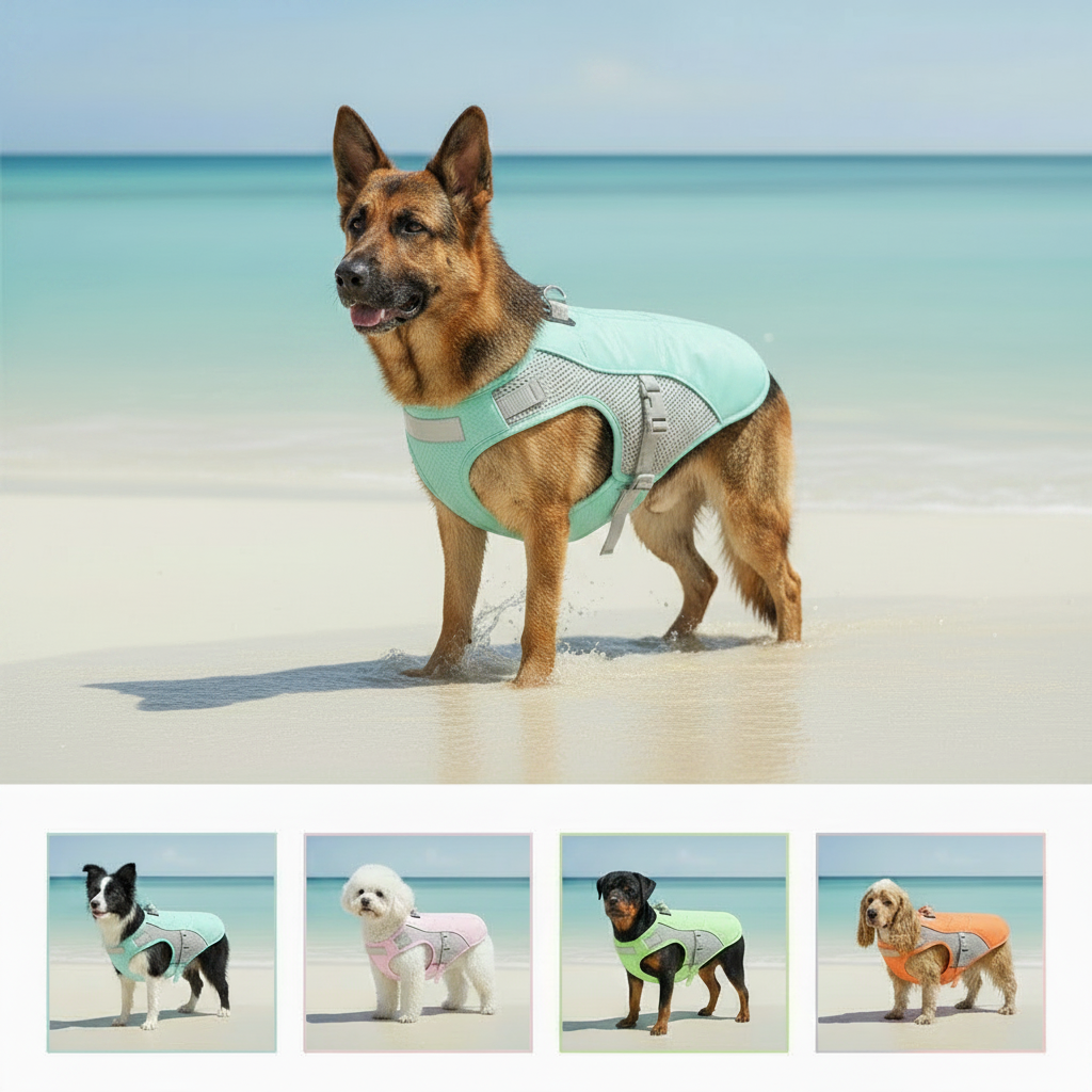 GILET RINFRESCANTE PER CANI