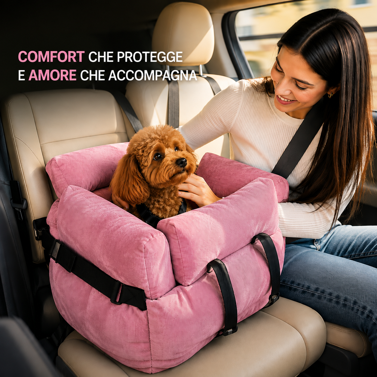 SOFTPET™️| SEGGIOLINO, BORSA E CUCCIA 3 IN 1
