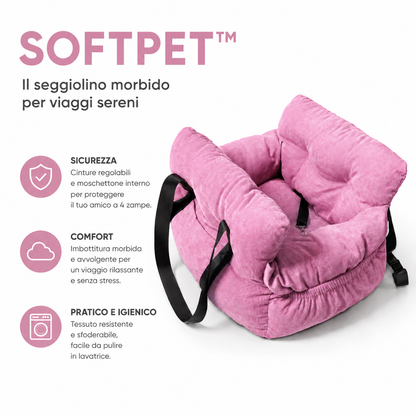 SOFTPET™️| SEGGIOLINO, BORSA E CUCCIA 3 IN 1